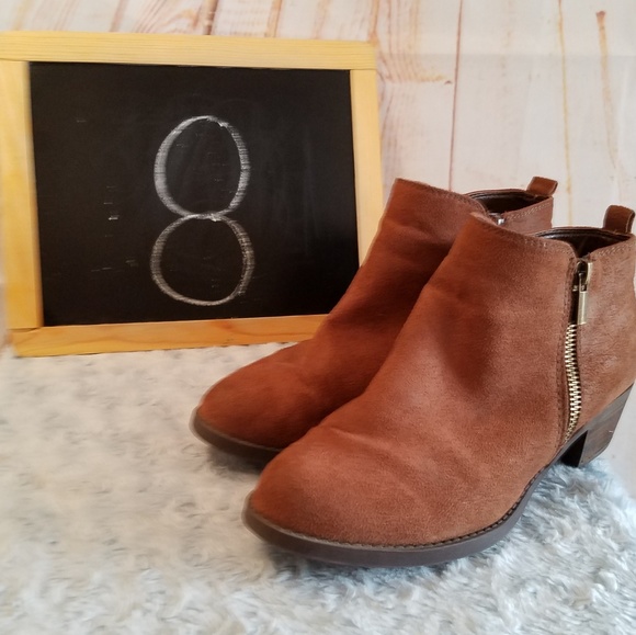 brie zip ankle bootie